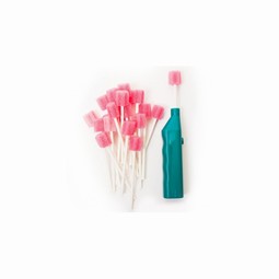 Vibrator for oral care sticks - set incl. 95 mixed oral care sticks Vibrator for oral care sticks - set incl. 95 mixed oral care sticks