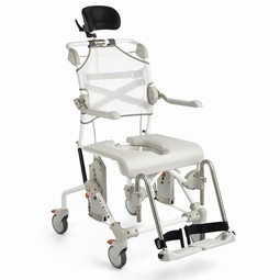 Etac Swift Mobil Tilt-2 toilet- and bathing chair with tilt-in-space Etac Swift Mobil Tilt-2 toilet- and bathing chair with tilt-in-space
