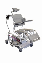 Shower/commode chair M2 Multi-Tip w. joystick Shower/commode chair M2 Multi-Tip w. joystick