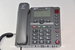 PowerTel 96 forstærkertelefon m/indbygget telespole PowerTel 96 forstærkertelefon m/indbygget telespole