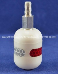Rullespids cylindrisk. Materiale: Plastik . Gevind 8mm Rullespids cylindrisk. Materiale: Plastik . Gevind 8mm