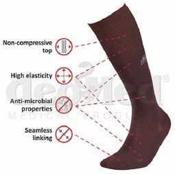 Knee sock in bamboo