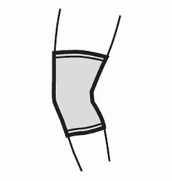 Padycare Knee Cover for kids - click to see picture in full size - opens new window Padycare Knee Cover for kids