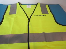 vest with the text:Attendant vest with the text:Attendant