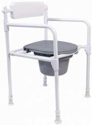 Foldable toilet and shower chair Foldable toilet and shower chair