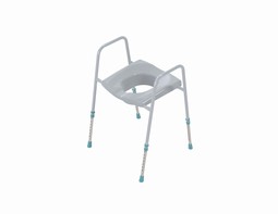 Toilet support with seat - freestanding Toilet support with seat - freestanding