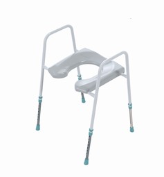 Toilet support with seat - freestanding Toilet support with seat - freestanding