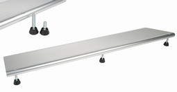 Doorstep ramp, height adjustable