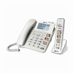 Geemarc Landline phone with cordless phone with photo keys Geemarc Landline phone with cordless phone with photo keys