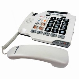 Geemarc landline phone with speed dial photo keys Geemarc landline phone with speed dial photo keys