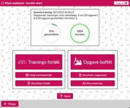 Afasi-assistent  - example from the product group assistive products for training in concept development