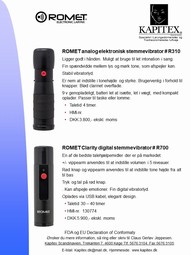ROMET ELECTRONIC LARYNX UNIT