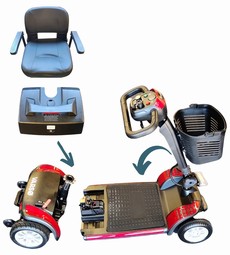 Varsoe el-scooter V-100 - click to see picture in full size - opens new window Varsoe el-scooter V-100