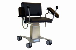 Chair for blood sampling - example from the product group assistive products for positioning the body during therapy Chair for blood sampling - example from the product group assistive products for positioning the body during therapy