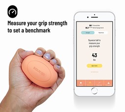 Squegg - Hand Dynamometer - example from the product group hand exercise devices Squegg - Hand Dynamometer - example from the product group hand exercise devices