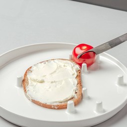 One-handed plate