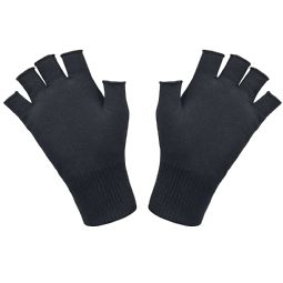 Thin Gloves Without Fingers - Black Thin Gloves Without Fingers - Black