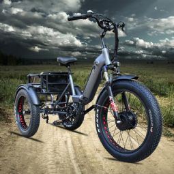 3-wheeler electric trike - example from the product group tricycles for one cycling person, two rear wheels 3-wheeler electric trike - example from the product group tricycles for one cycling person, two rear wheels