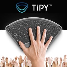 One-handed keyboard, TIPY keyboard One-handed keyboard, TIPY keyboard