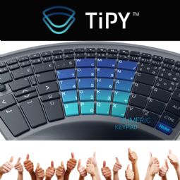 One-handed keyboard, TIPY keyboard