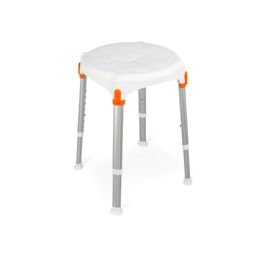 Classic bath chair - round - example from the product group shower stools without optional back support Classic bath chair - round - example from the product group shower stools without optional back support