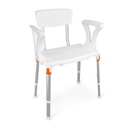 Classic bath chair with armrests and backrest Classic bath chair with armrests and backrest