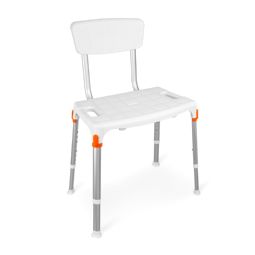 Classic bath chair with armrests and backrest