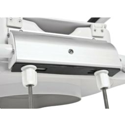 Toilet seat riser with armrests - 10 cm