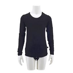 Bodystocking with long sleeves, White or black