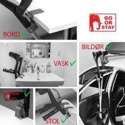 Flexible Hook (The Elefant)  - example from the product group cane holders to be mounted on walking sticks