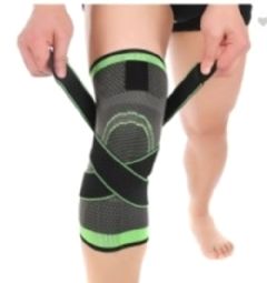 Knæbandage m/velcrostropper Knæbandage m/velcrostropper