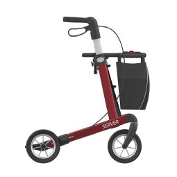 Server rollator with soft wheels (PU) - click to see picture in full size - opens new window Server rollator with soft wheels (PU)