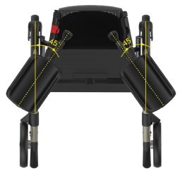 Navigator with swivel forearm supports