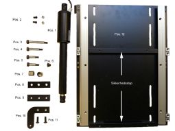 Vertical seat transfer for wheelchair