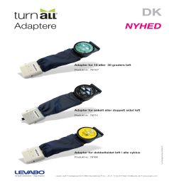 Turn All - Adapter 15/30 dg, Single side tilt L/R and Hug