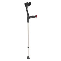 Crutch with ergonomic soft grip