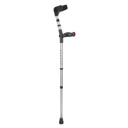 Crutches with anatomical soft grip and double adjustment Crutches with anatomical soft grip and double adjustment