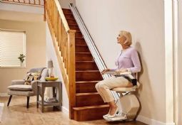 Acorn 130 Indoor Stairlift for Straight Stairs - click to see picture in full size - opens new window Acorn 130 Indoor Stairlift for Straight Stairs