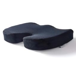 Coccyx cushion with memory foam and cooling gel