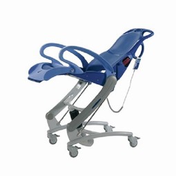 Carendo, height adjustable hygiene chair