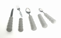 Easygrip cutlery. Without Grip Easygrip cutlery. Without Grip